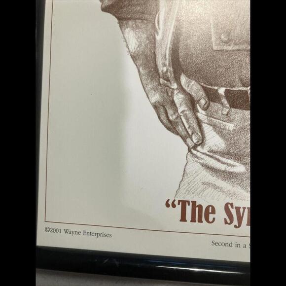 John Wayne 2001 8 1/2 x 11 Second in Series Special Edition Print - Picture 2 of 4